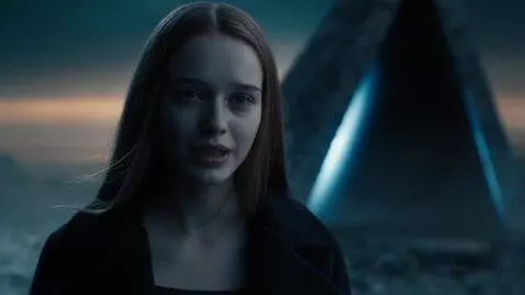 AI Video from prompt: A breathtaking medium close-up waist shot cinema