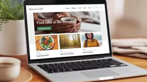 AI Video from prompt: Website of the magazine "However, Life!"