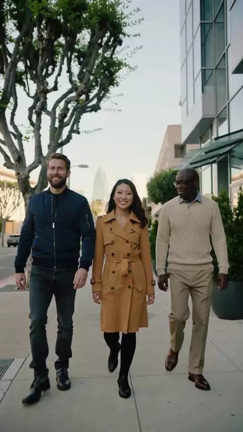 AI Video from prompt: walking people