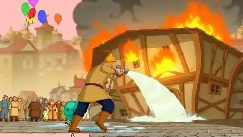 AI Video from prompt: Ivan, his main dream is to become a firefighter,