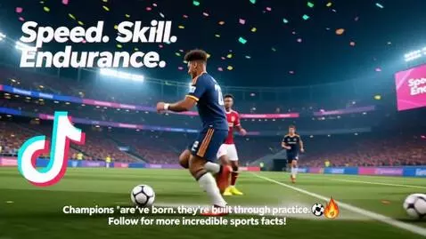AI Video from prompt: Cut to a player sprinting across the field, then