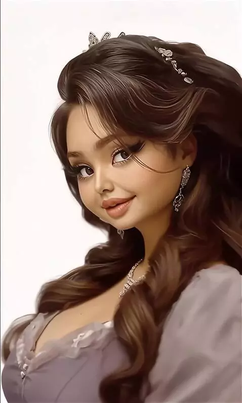 AI Video from prompt: A woman poses from various angles portrait poses