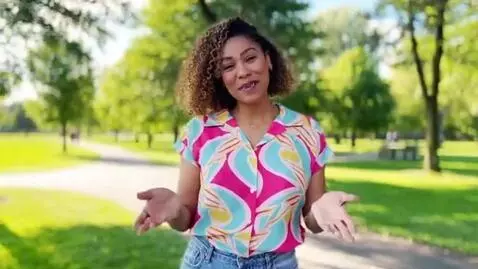 AI Video from prompt: Make a girl telling the viewers to like the vide