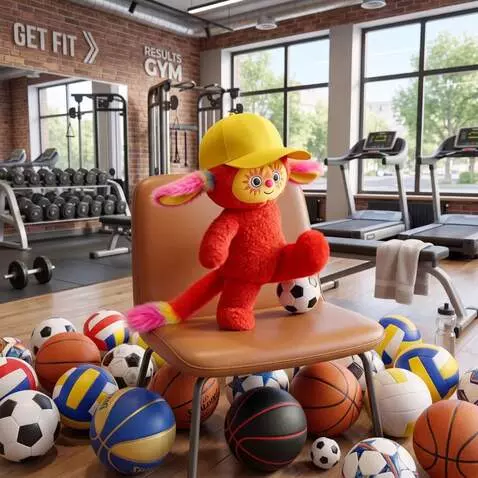 AI Video from prompt: the toy quickly gets on its feet. after that, it