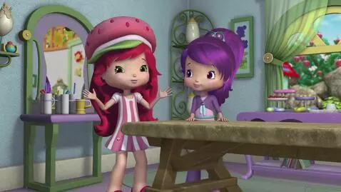 AI Video from prompt: Strawberry Shortcake and Cherry Jam are gonna dr