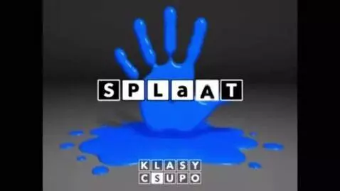 AI Video from prompt: Splaat Hand Klasky Csupo Text black klasky csupo