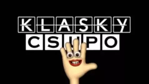 AI Video from prompt: Hand Klasky Csupo Text black klasky csupo mouth 