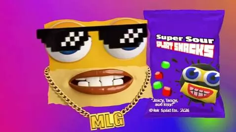 AI Video from prompt: a commercial about a product named "Super Sour S