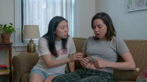 AI Video from prompt: An Asian American woman and a white American wom