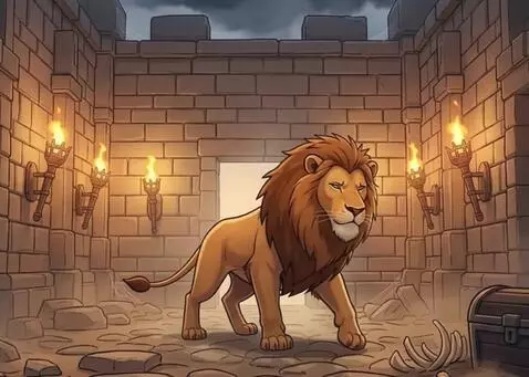 AI Video from prompt: make the lion animated