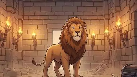 AI Video from prompt: make the lion animated