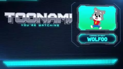 AI Video from prompt: You watching toonami 1997 coming up next is wolf