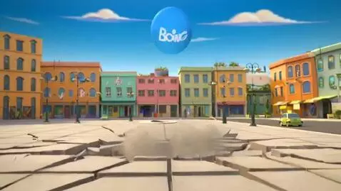 AI Video from prompt: BOiNG LOGO DESTROY EARTHQUAKE 3D PIXAR