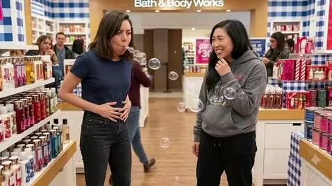 AI Video from prompt: A white American woman and an Asian American wom