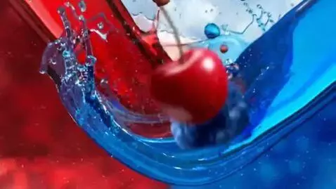 AI Video from prompt: Croatian Coca Cola Blue Raspberry And Cherry Com