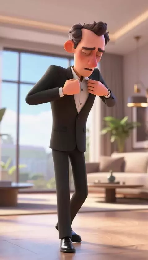 AI Video from prompt: Recreate the same cartoon character from the ref