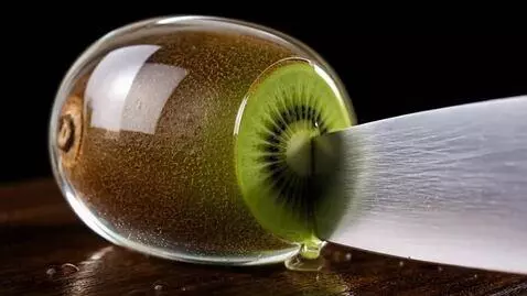 AI Video from prompt: Ultra realistic macro ASMR food photography.  A 