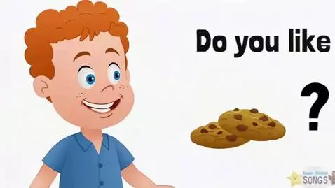 AI Video from prompt: Boy says yes cookie yummy boy cookie eating boy 