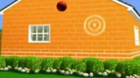 AI Video from prompt: Make this penguin character throwing a ball high