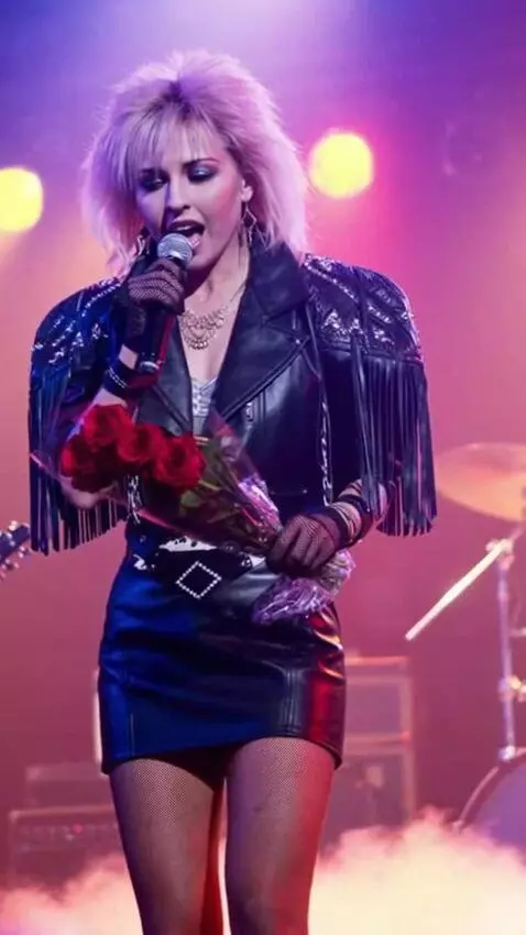 AI Video from prompt: The singer is giving flowers.