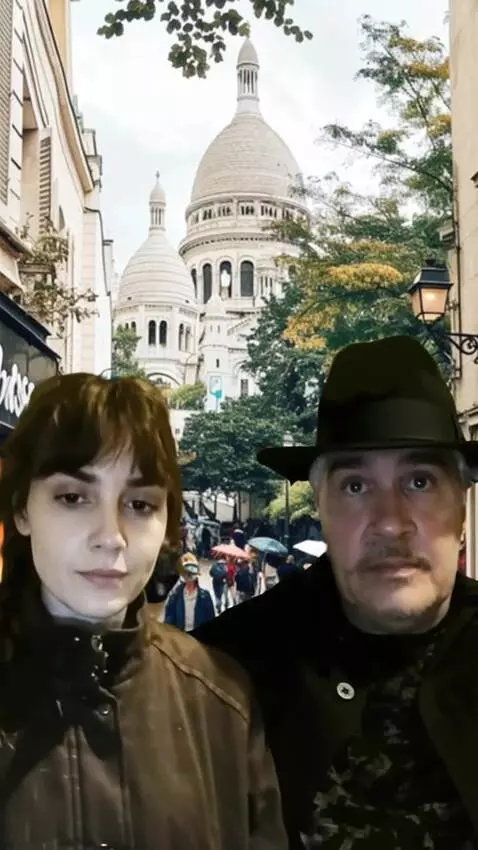 AI Video from prompt: A man and a woman are walking down the street. *