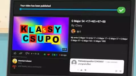 AI Video from prompt: (Chicky sit on chair going youtube and upload kl