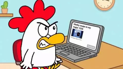 AI Video from prompt: (Chukoloco08 sit on chair going youtube and uplo
