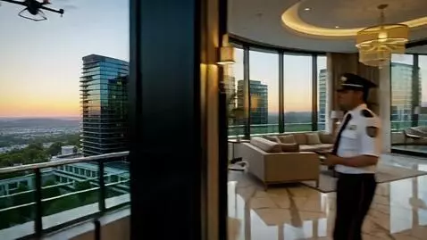 AI Video from prompt: generate a 5-8 second cenimatic video of: 🏗️ Lux