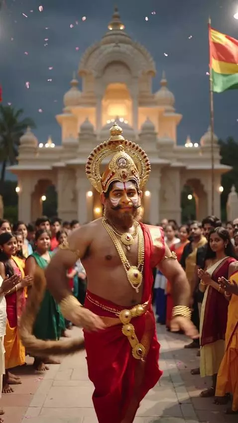 AI Video from prompt: Create a cinematic, ultra-realistic devotional v