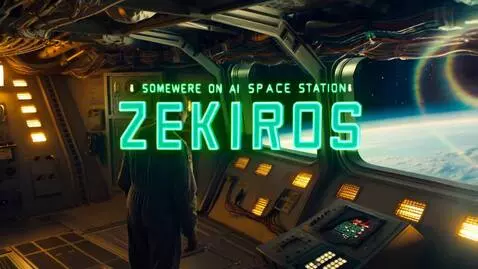 AI Video from prompt: Somewhere on a space station on the planet Zekir