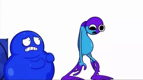 AI Video from prompt: Purple says: you said my name, purple skin turn 