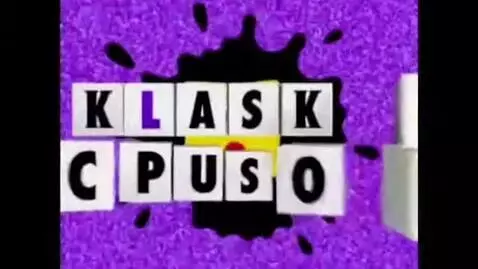 AI Video from prompt: An purple static background, a black ink splashe