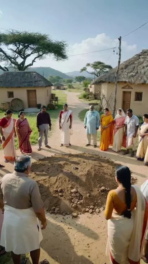 AI Video from prompt: Prompt: A realistic Indian village during daytim