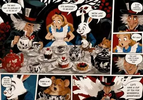 AI Video from prompt: Bring the comic to life