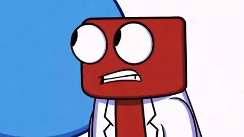 AI Video from prompt: Red says to angry: stop saying my name. Red skin