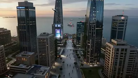 AI Video from prompt: Create a breathtaking cinematic aerial view of M