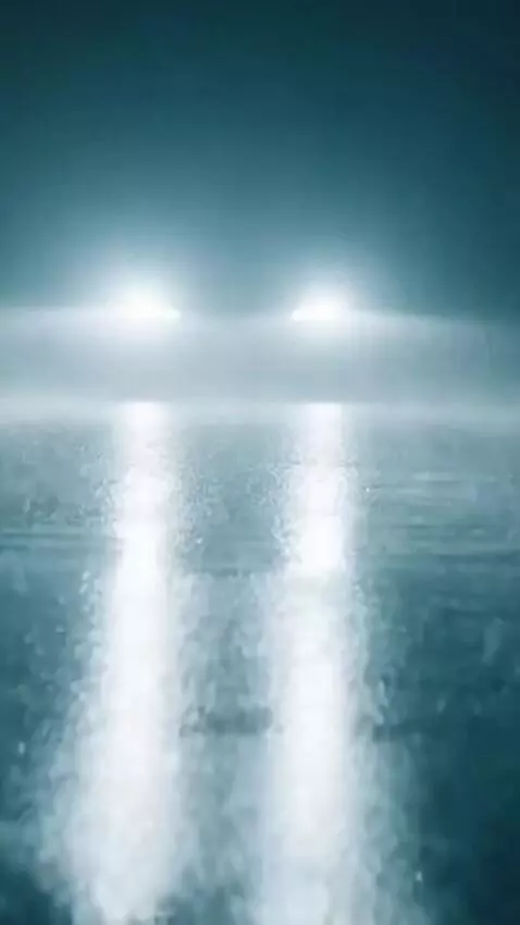 AI Video from prompt: Vertical 9:16 cinematic video, night drive throu