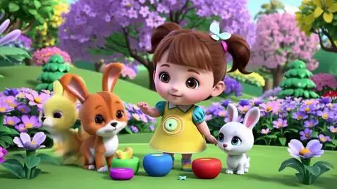 AI Video from prompt: Create a colorful, high-quality 3D animated educ