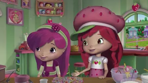 AI Video from prompt: Strawberry Shortcake and Cherry Jam are gonna ba