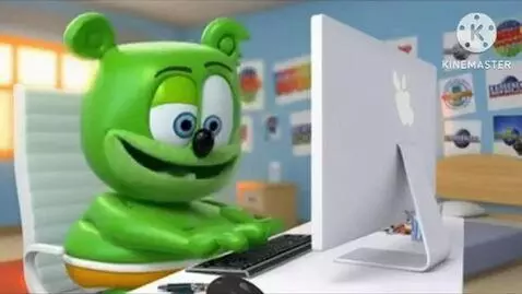 AI Video from prompt: (Dogday sit on chair going youtube and upload Hi