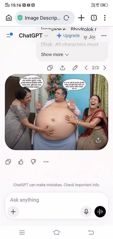 AI Video from prompt: Create a video where one lady has suddenly kept 
