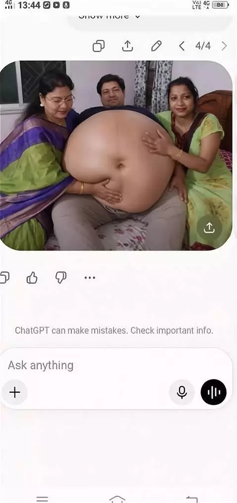 AI Video from prompt: Create a video where one lady has suddenly kept 