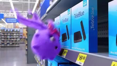 AI Video from prompt: Iris the pink sunny bunnies is going to walmart 