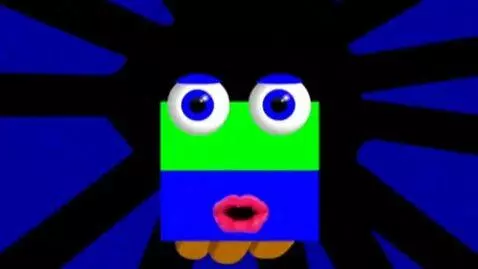 AI Video from prompt: The background starts with a Gray Static. Then t