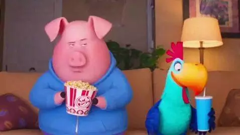 AI Video from prompt: Sing style Peppa pig switch Rio into sausage par