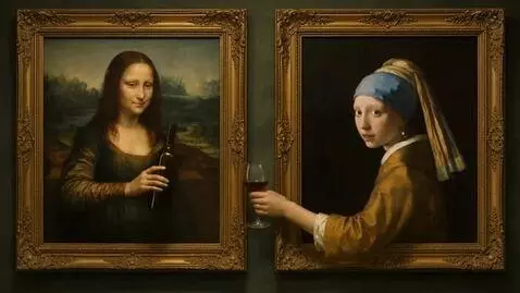 AI Video from prompt: To bring to life the reproductions of great pain