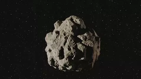 AI Video from prompt: Hostile aliens choose an asteroid and send it to