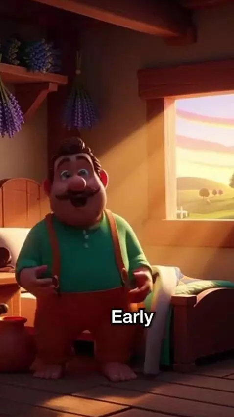 AI Video from prompt: Create a charming, high-quality 3D animated scen
