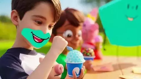 AI Video from prompt: Me teal Pentagon mouth and evo pop and greg heff