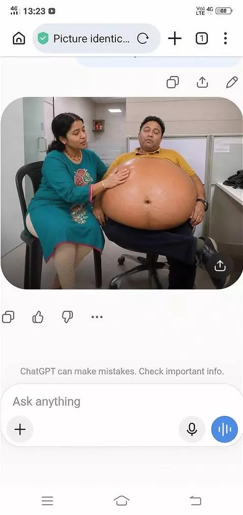 AI Video from prompt: Create a video where this lady is continuously r